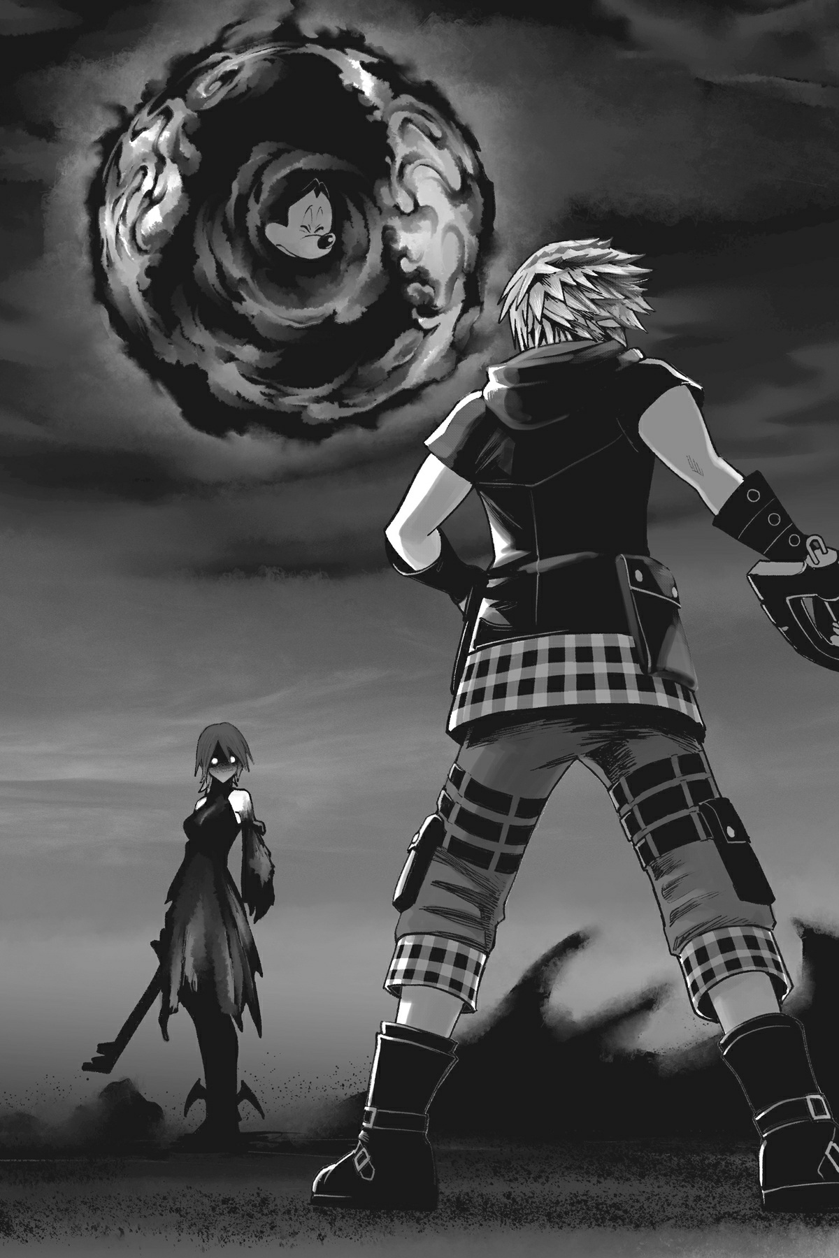 File Riku Vs Anti Aqua KHIII Novel Png Kingdom Hearts Wiki The