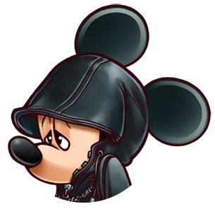 File:Mickey Mouse (Hooded) (Low) Sprite KHII.png
