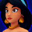 Jasmine's journal portrait in Kingdom Hearts Re:Chain of Memories.