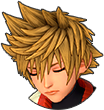 Ventus's battle sprite when he is downed.