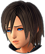 Xion's battle sprite when she has low health.