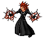 Axel's in-battle animation in Kingdom Hearts Chain of Memories.