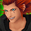 Axel's second Attack Card portrait in Kingdom Hearts Re:Chain of Memories.