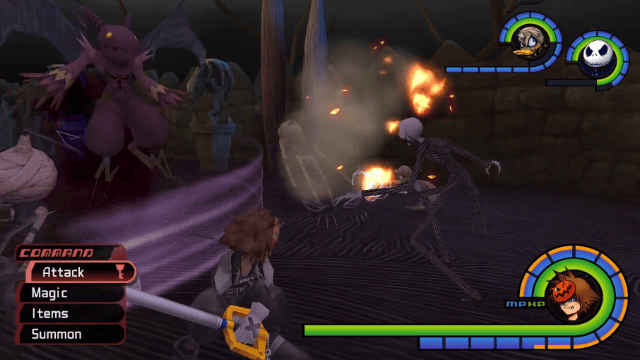 Jack Skellington using Blazing Fury.