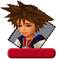 Sad Sora in Kingdom Hearts Re:coded.