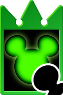 Sprite of the Gimmick Card from Kingdom Hearts Re:Chain of Memories.