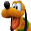 Pluto's journal portrait in Kingdom Hearts II.