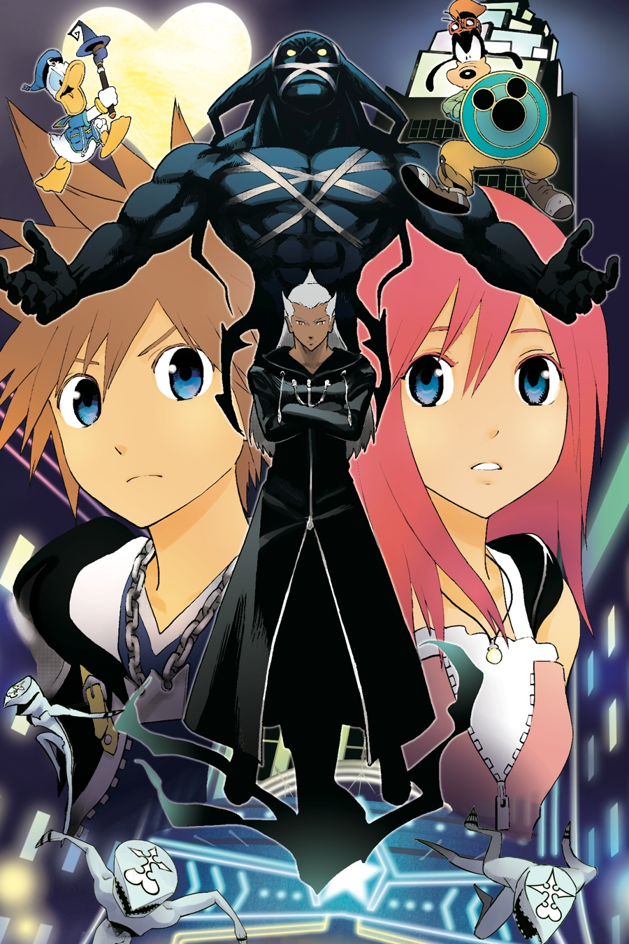 File:Kingdom Hearts II, Volume 9 Cover (Art).png - Kingdom Hearts Wiki ...