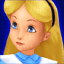 Alice's card portrait in Kingdom Hearts Re:Chain of Memories.