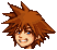 Sora's party and health bar sprite.