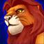 Simba's journal portrait in Kingdom Hearts Re:Chain of Memories.