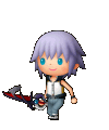 Riku's loading screen sprite from Melody of Memory.