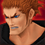 Lexaeus's first Attack Card portrait in Kingdom Hearts Re:Chain of Memories.