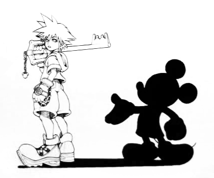 File:Sora and Mickey (Concept Art).png
