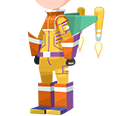 File:Orange Gummi Ship Flier Set KHX.png