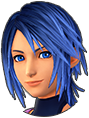 Unused idle sprite of Aqua not in combat as a party member.