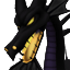 Maleficent's Dragon form's journal portrait in Kingdom Hearts.