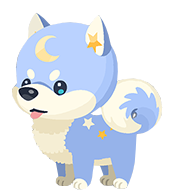 Image of the Blue Dogmoon Pet from the Japanese version of Kingdom Hearts Union χ[Cross]