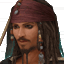 Jack Sparrow's journal portrait in Kingdom Hearts II.