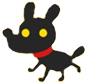 A Halloween-themed black dog avatar for Kingdom Hearts Mobile.