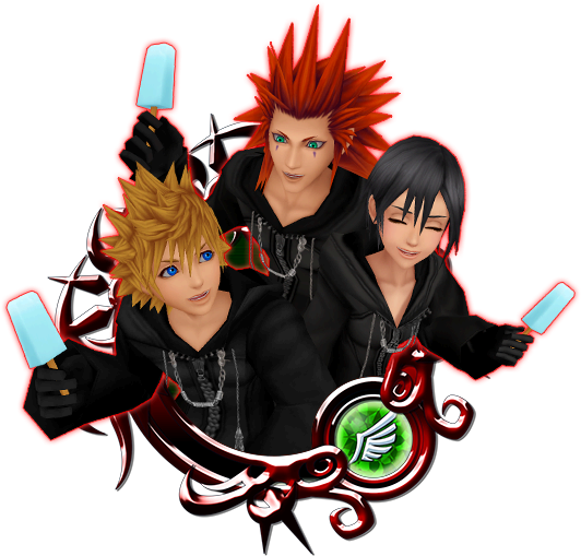 File:Roxas & Axel & Xion 6★ KHUX.png