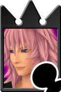 Sprite of the Marluxia card from Kingdom Hearts Re:Chain of Memories.