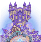 The world icon for Daybreak Town from KHUX's theatre mode