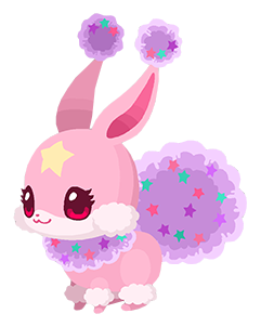 Image of the Pink Bunstar Pet from Kingdom Hearts Union χ[Cross]