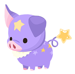 Image of the Purple Pigstar Pet from Kingdom Hearts Union χ[Cross]