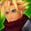 Cloud's first Attack Card portrait in Kingdom Hearts Re:Chain of Memories.