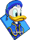 Another of Donald's talk sprite in Kingdom Hearts Chain: of Memories