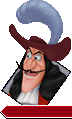 Angry Captain Hook talk sprite.