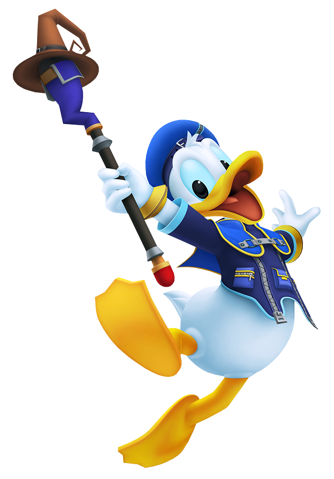 Donald Duck as he appears in KHMoM