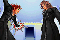 Axel prepares to eliminate Marluxia for being a traitor to the Organization.