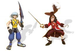 File:Riku with Captain Hook (Mirage Figure).png
