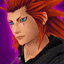 Axel's journal portrait in Kingdom Hearts Re:Chain of Memories.