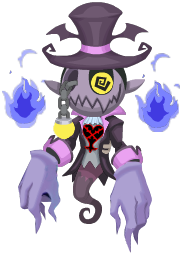 The 'Trick Ghost (トリックゴースト, Torikku Gōsuto?) Heartless that was introduced during the New Heartless! event in June 2019.
