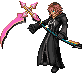 Marluxia's in-battle animation in Kingdom Hearts Chain of Memories.
