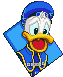 Another of Donald's tired talk sprite in Kingdom Hearts:Chain of Memories