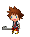 Sora's loading screen sprite from Melody of Memory.