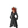 Axel's attack animations in Kingdom Hearts Chain of Memories.