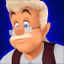 Geppetto's journal portrait in Kingdom Hearts Re:Chain of Memories.