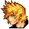 Roxas's battle sprite with him facing at a different angle.