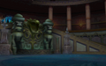 A background sprite of the Entrance Hall