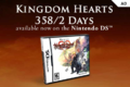 The advertisement for Kingdom Hearts 358/2 Days.
