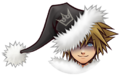 Sora's normal Limit Form sprite when visiting Christmas Town.