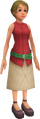 Citizen seen during "Arrival in Hollow Bastion" cutscene.