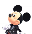 Mickey Mouse's Data Greeting portrait in Kingdom Hearts III Re Mind.