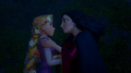Rapunzel reunites with Mother Gothel after the latter saves her from the Nobodies.