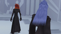 Saïx questions Axel whether he prefers his friendship with him or Roxas and Xion.